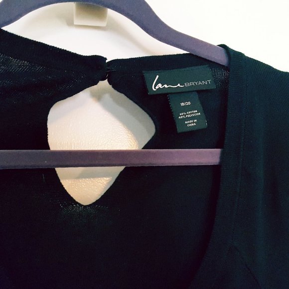 WOMEN'S TORRID Sweater Sz 4 26 4X Black - Picture 4 of 9